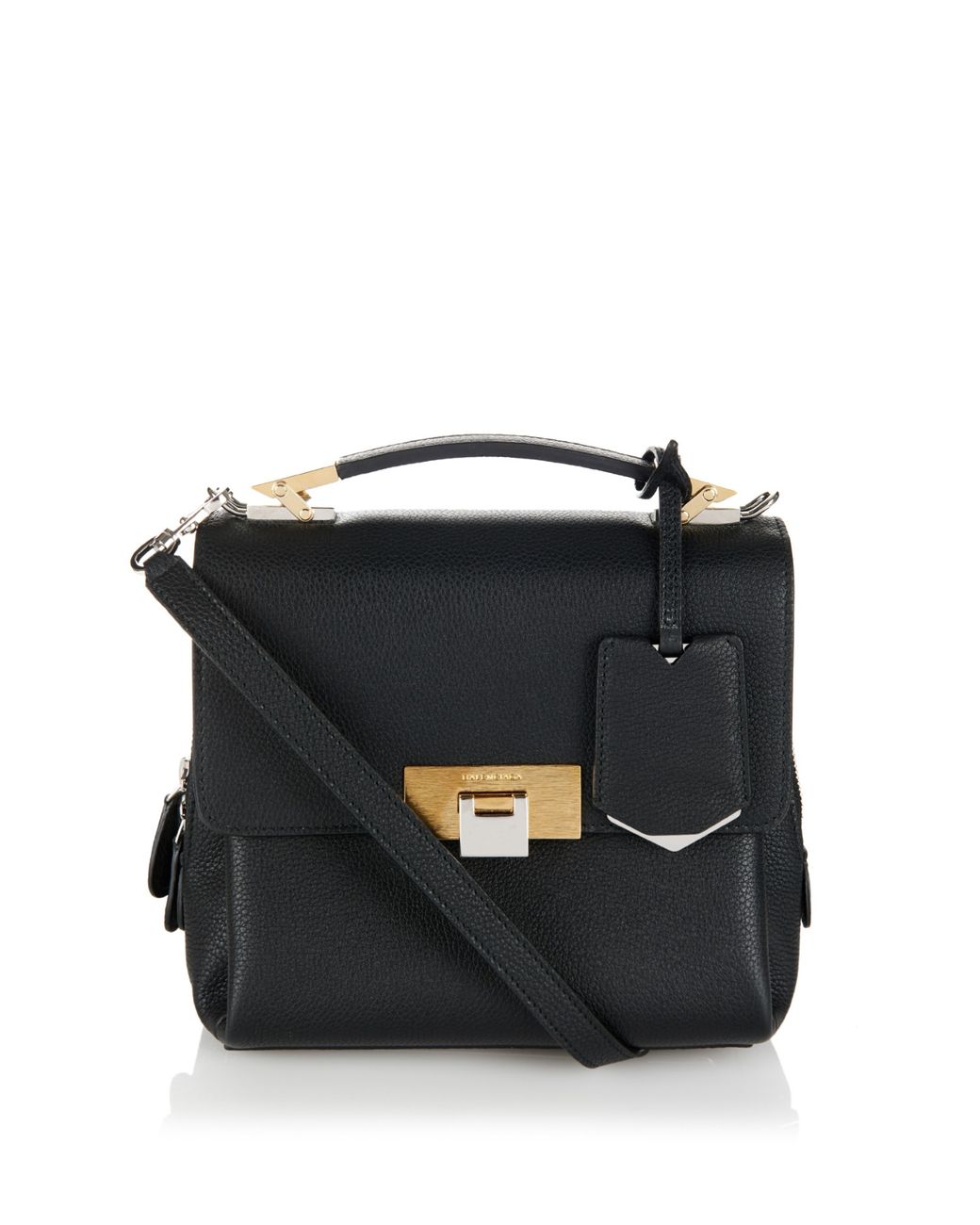 Balenciaga Leather Le Dix Soft Mini Cartable Bag in Black | Lyst