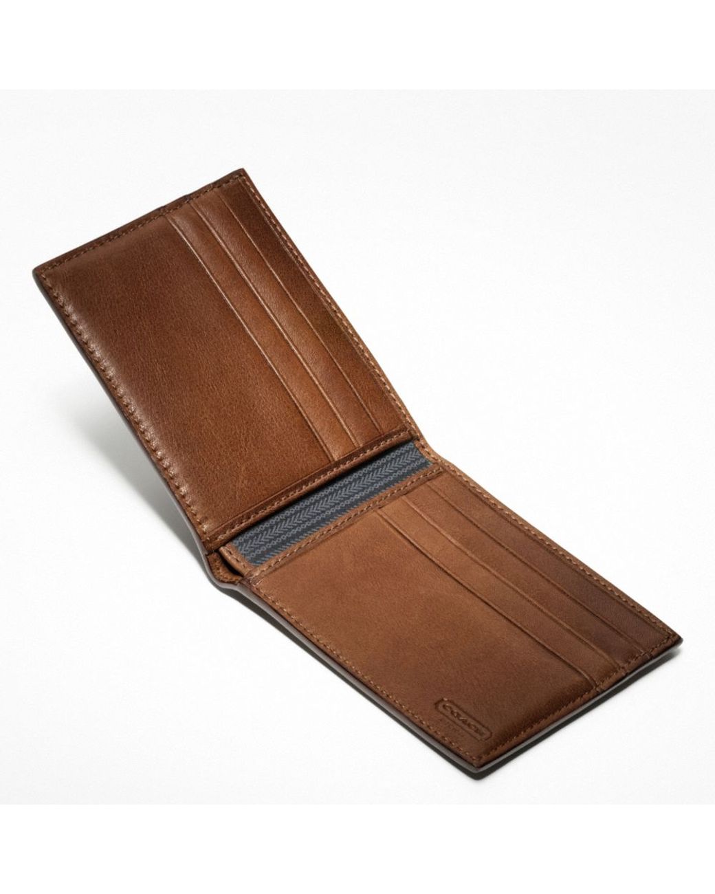 Coach men's slim billfold wallet clearance