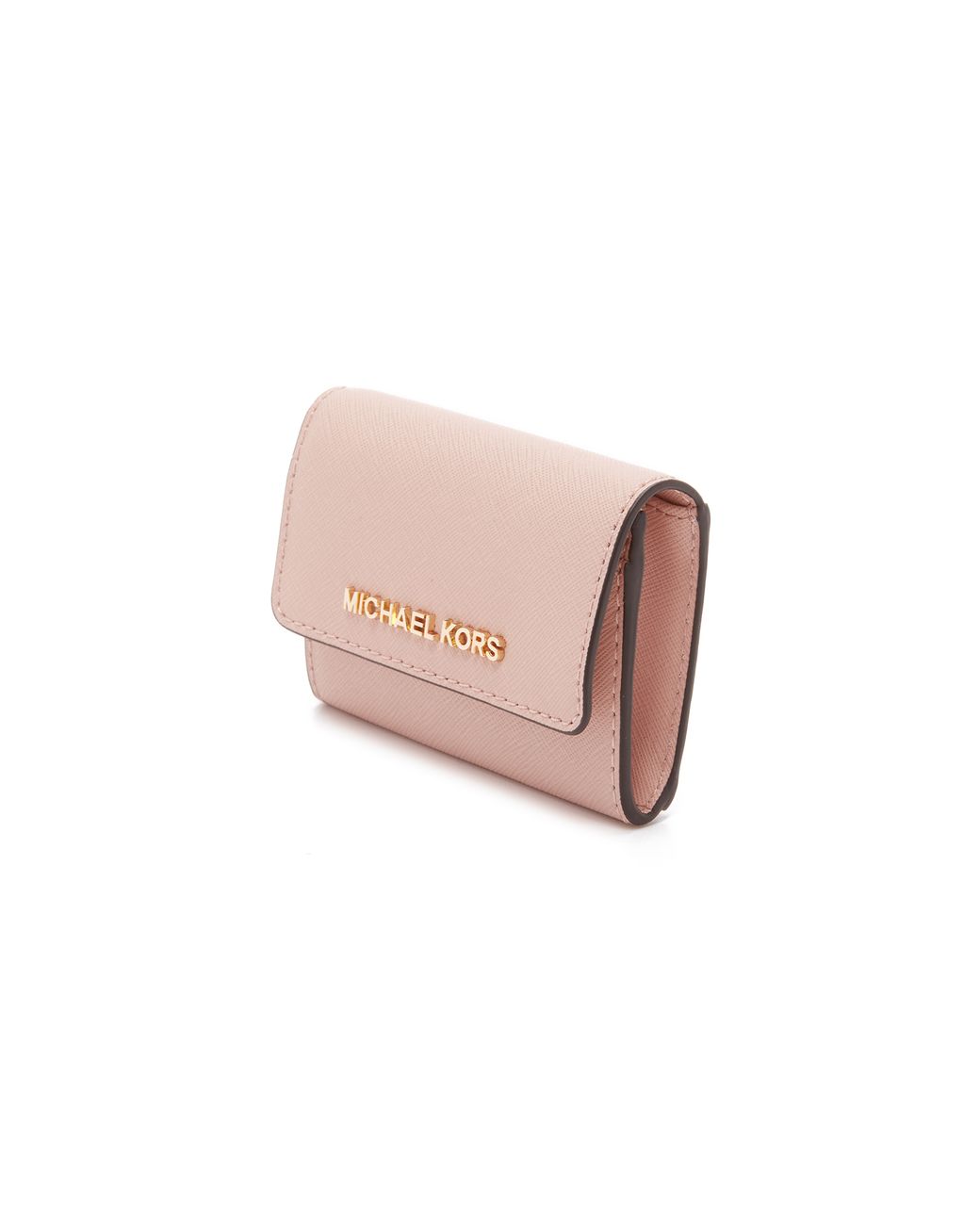 MICHAEL Michael Kors Jet Set Coin Purse in Pink | Lyst