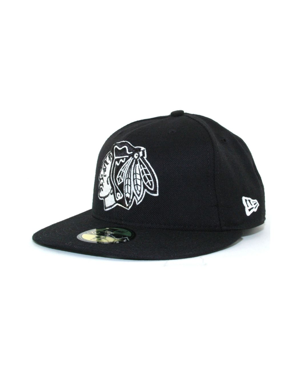 KTZ Chicago Blackhawks Black and White 