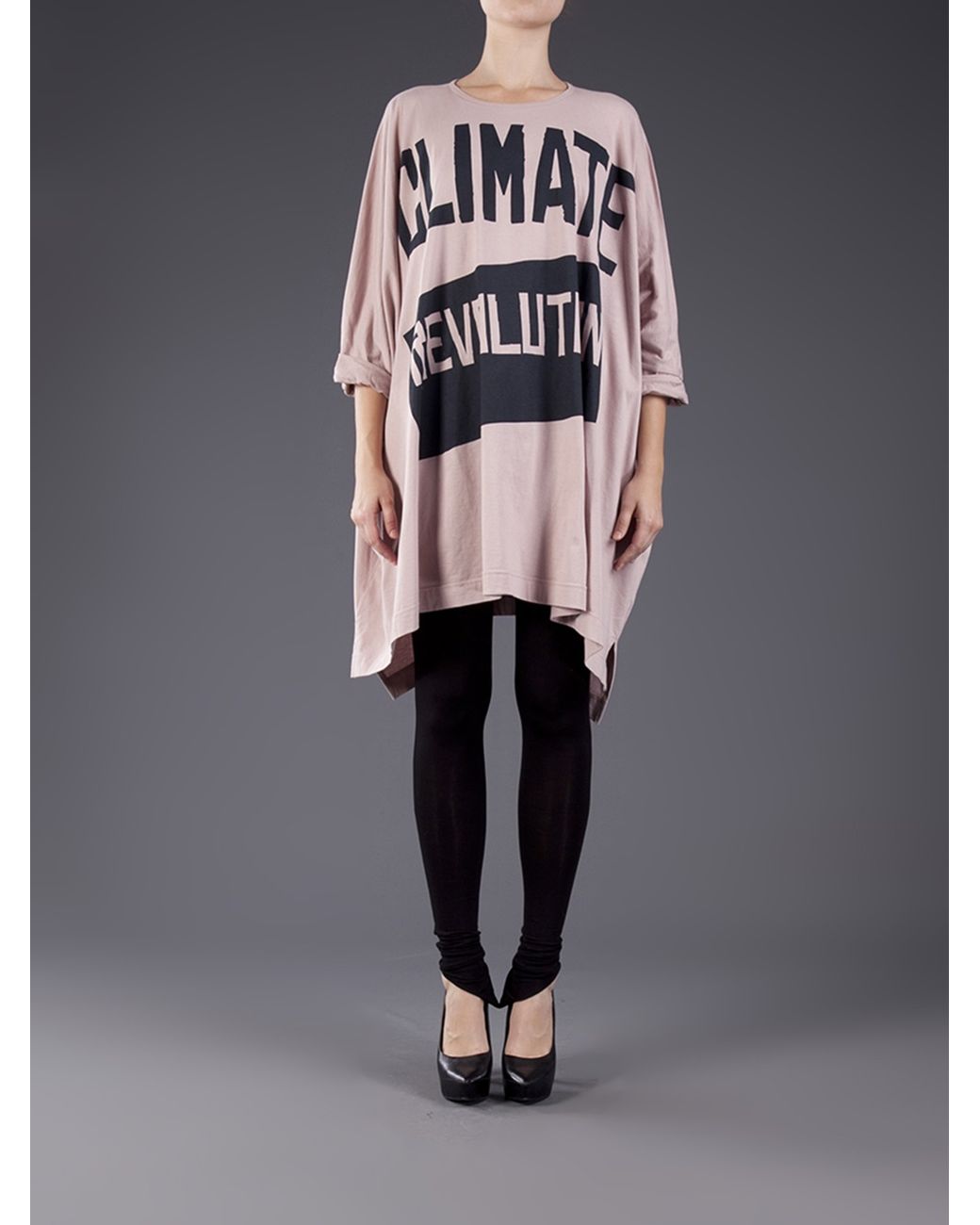 【日本未発売】 Vivienne Westwood Climate Revolution Elephant Tshirt in Grey トップス