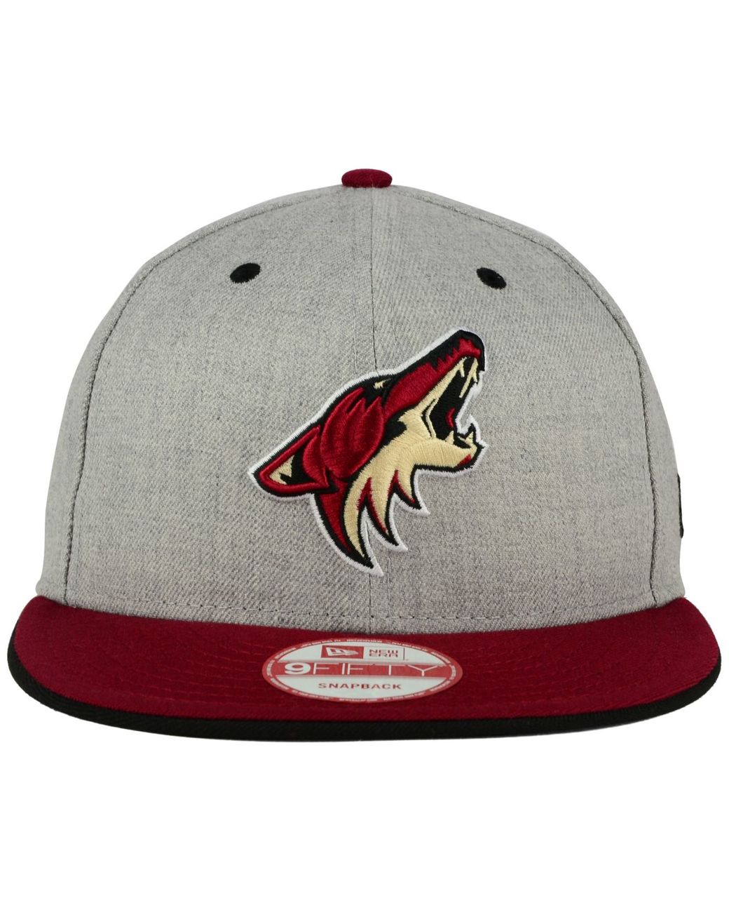 Men's New Era Black Arizona Cardinals Basic 9FIFTY Adjustable Snapback Hat