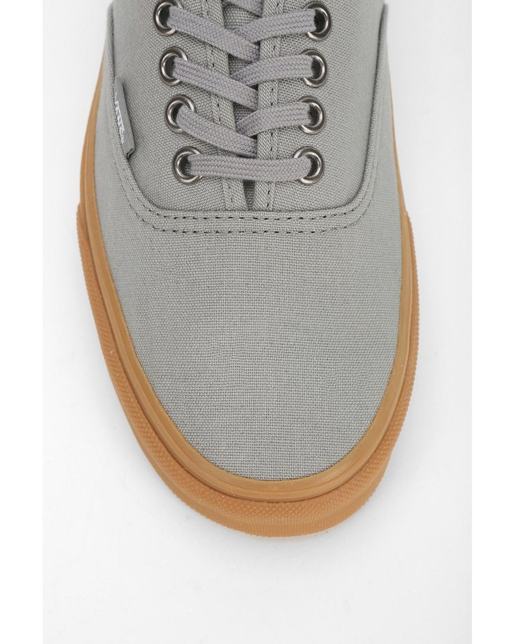 Vans Authentic Gum Sole Womens Lowtop Sneaker in Gray | Lyst