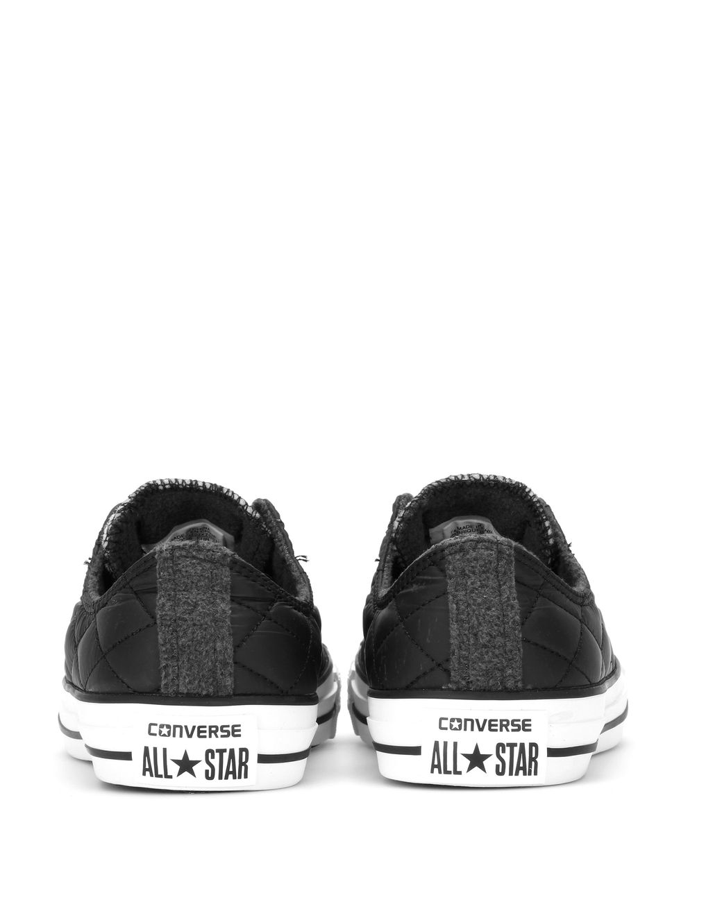 Converse Chuck Taylor All Star Quilted Sneakers in Black | Lyst