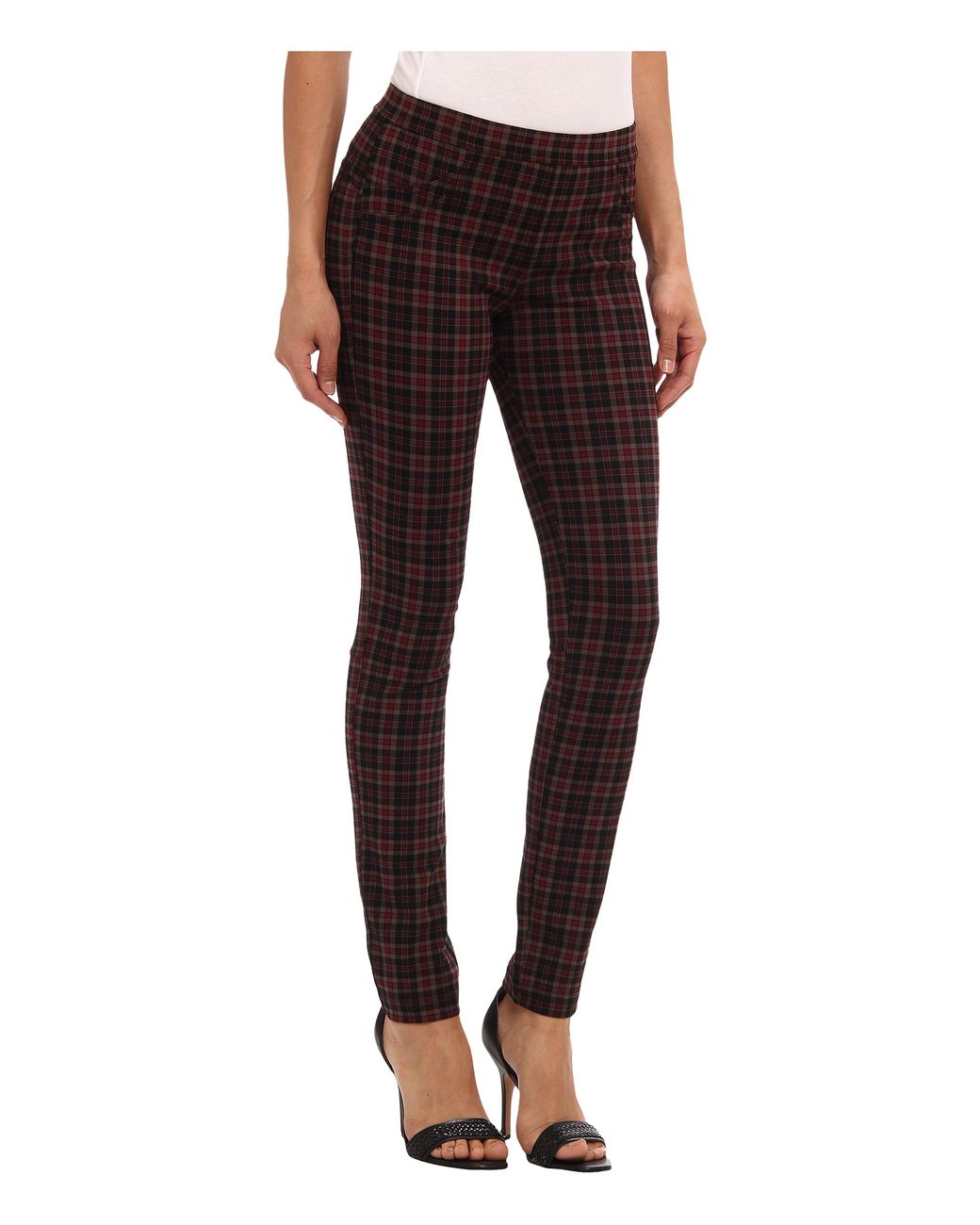 Sanctuary Plaid Grease Legging in Red 