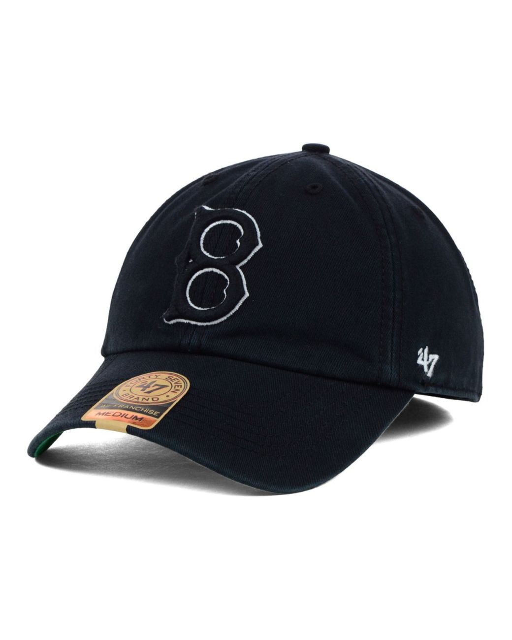 47 Brand Brooklyn Dodgers Black Out Franchise Cap for Men | Lyst