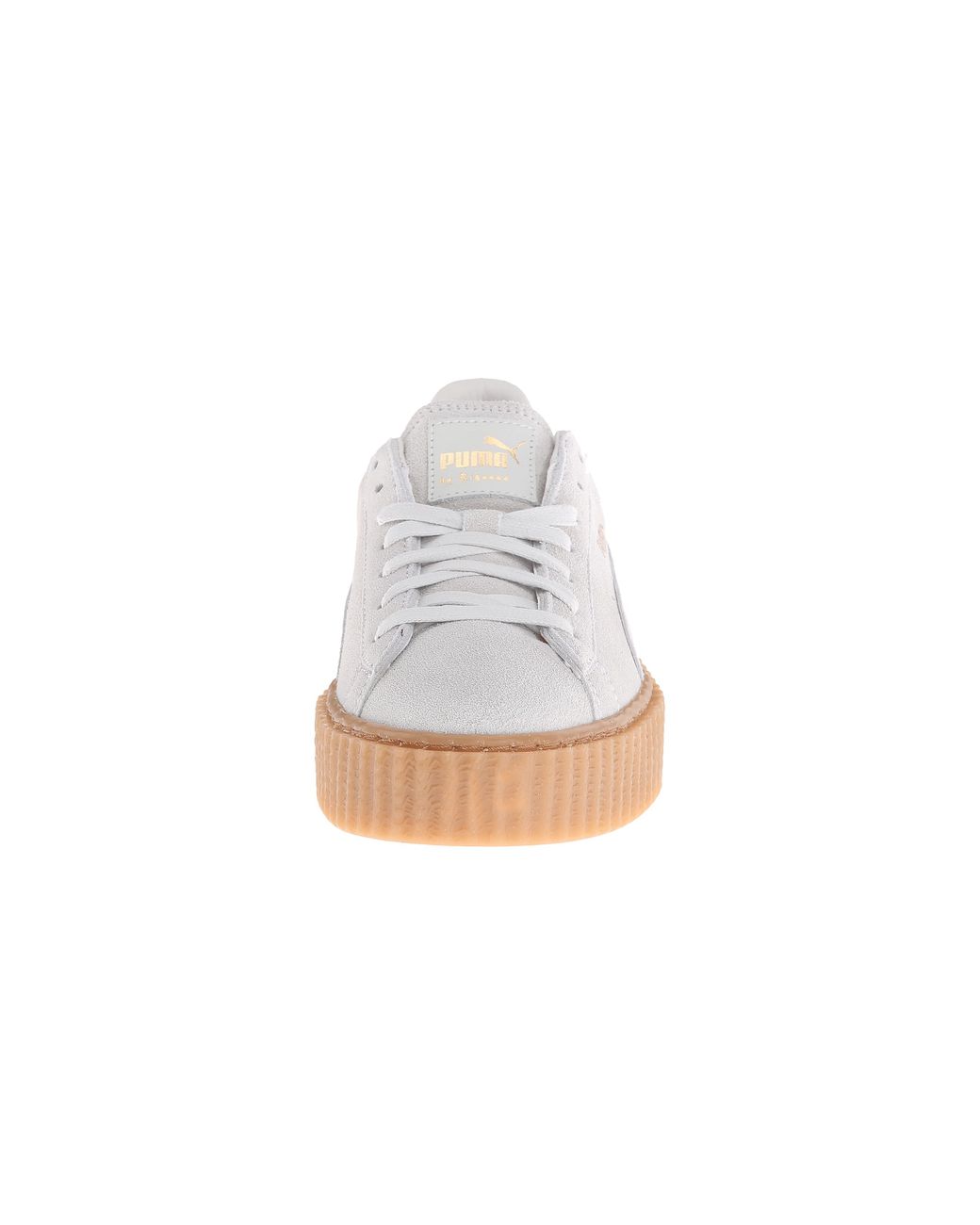 PUMA Rihanna X Suede Creepers in White | Lyst