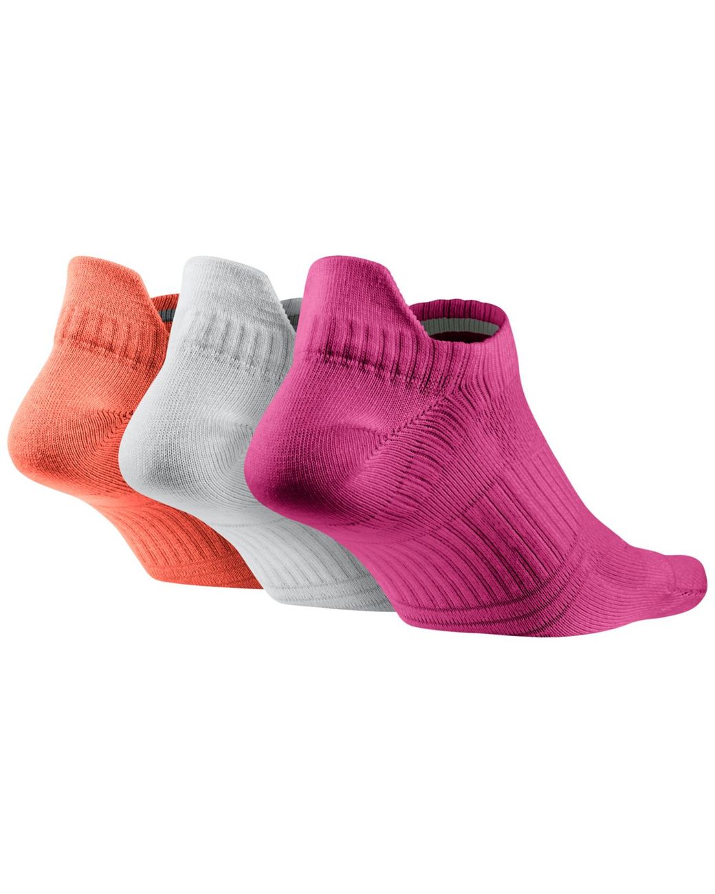 Nike Women's Dri-fit Half-cushion No-show Socks 3-pack in Natural | Lyst