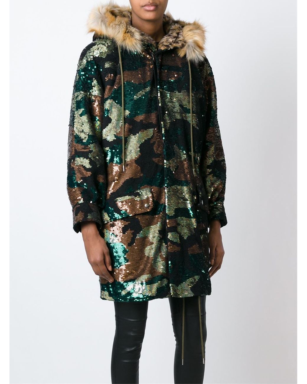 Sequin parka clearance