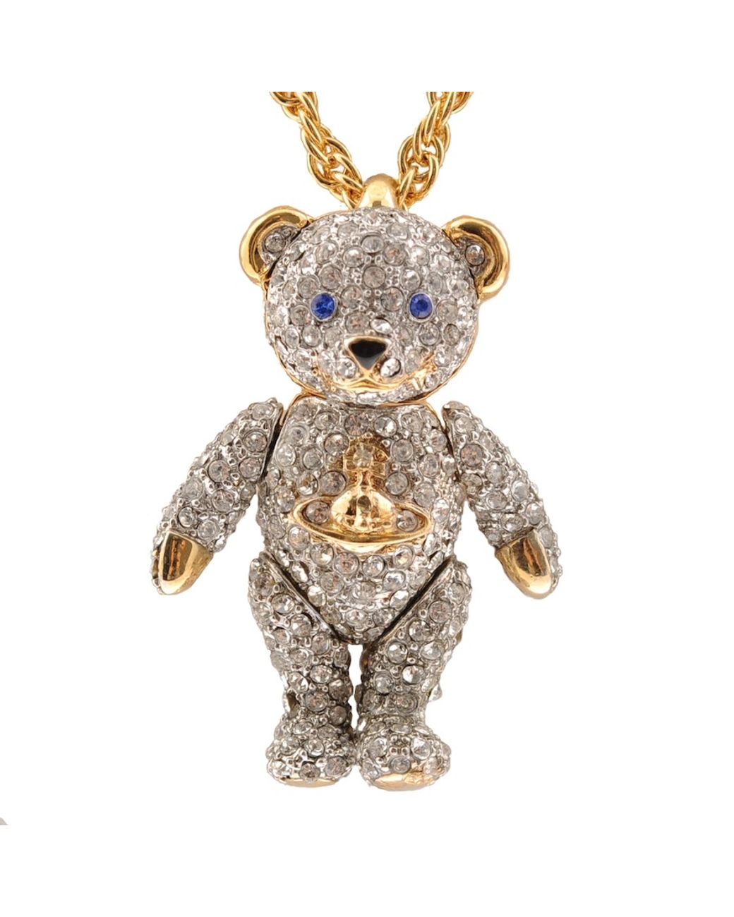 Vivienne Westwood Crystal Teddy in Metallic for Men | Lyst UK