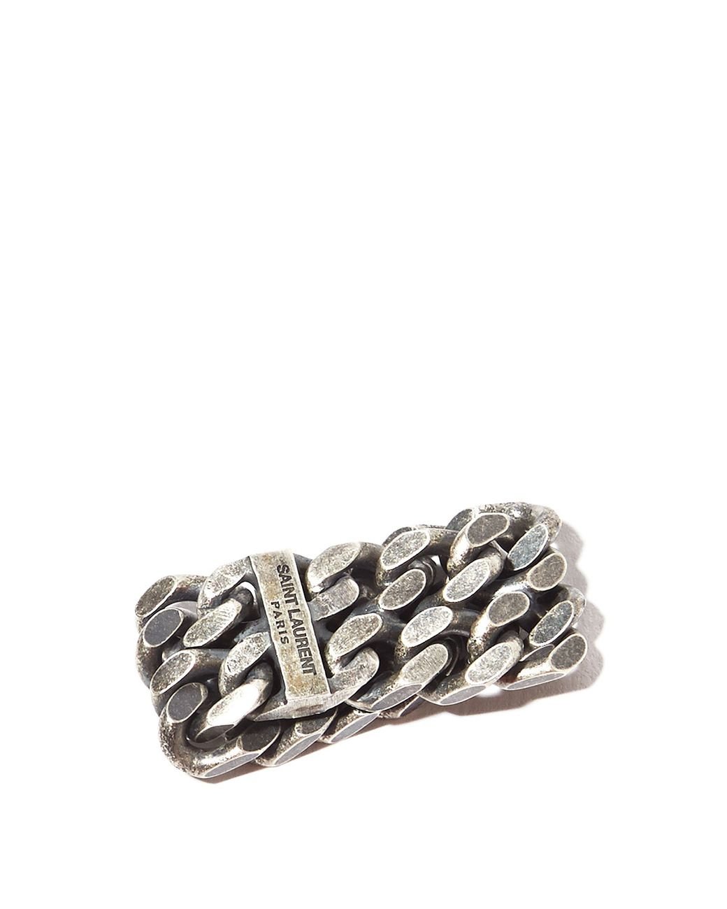 Saint laurent sale double chain bracelet