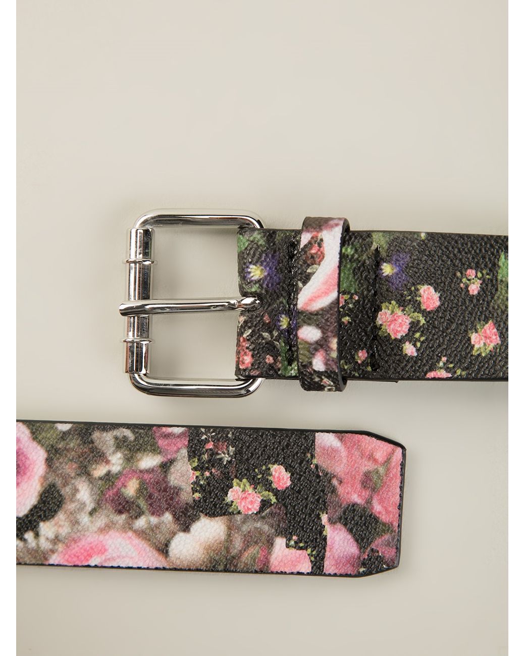 Black hotsell floral belt