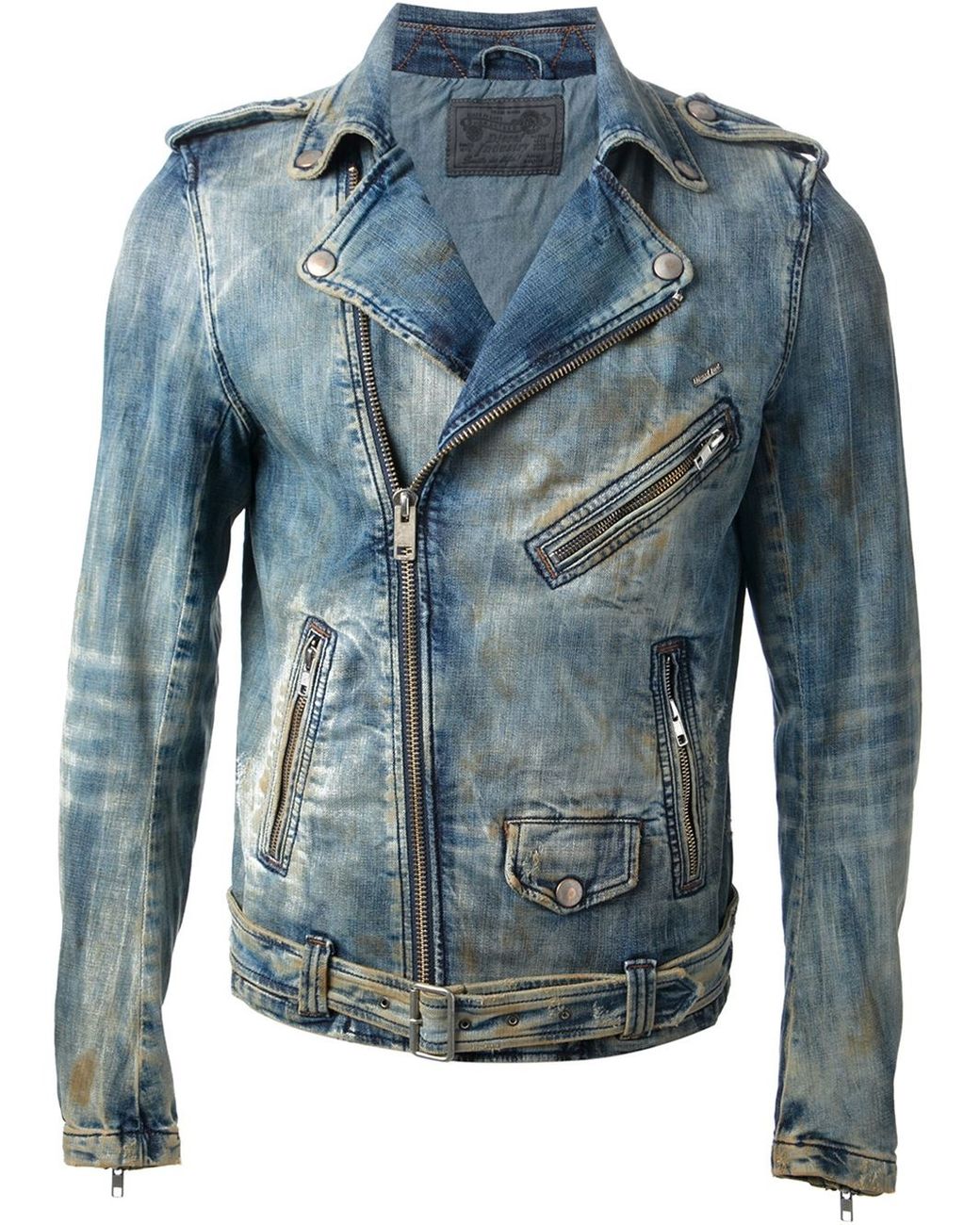 DIESEL Denim Jacket in Blue for Men | Lyst
