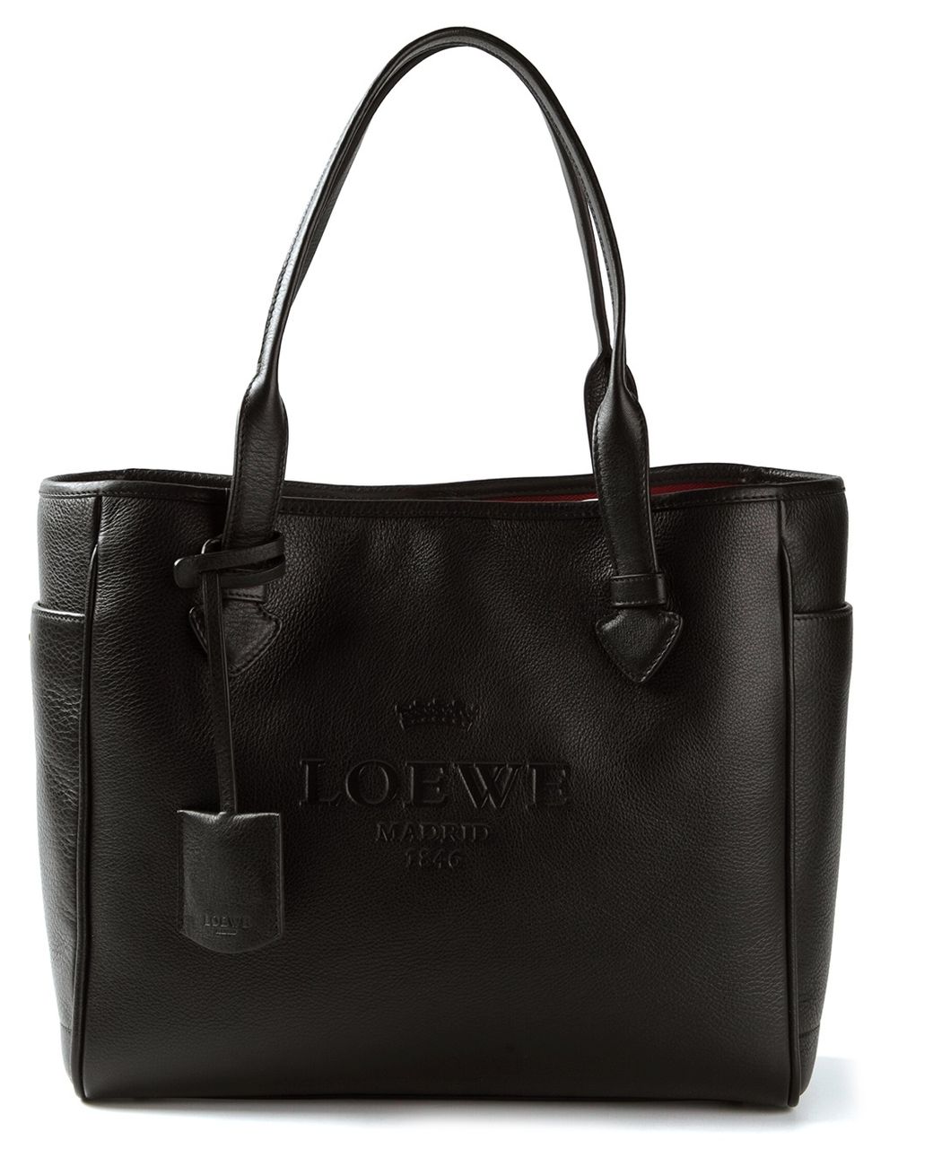 Loewe Heritage Tote in Black | Lyst Loewe Heritage Tote in Black | Lyst