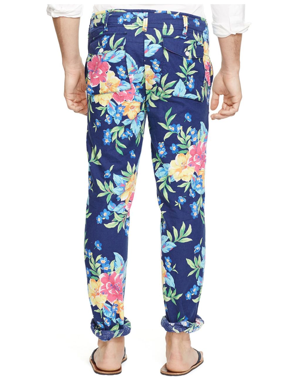 Ralph lauren floral pants hotsell