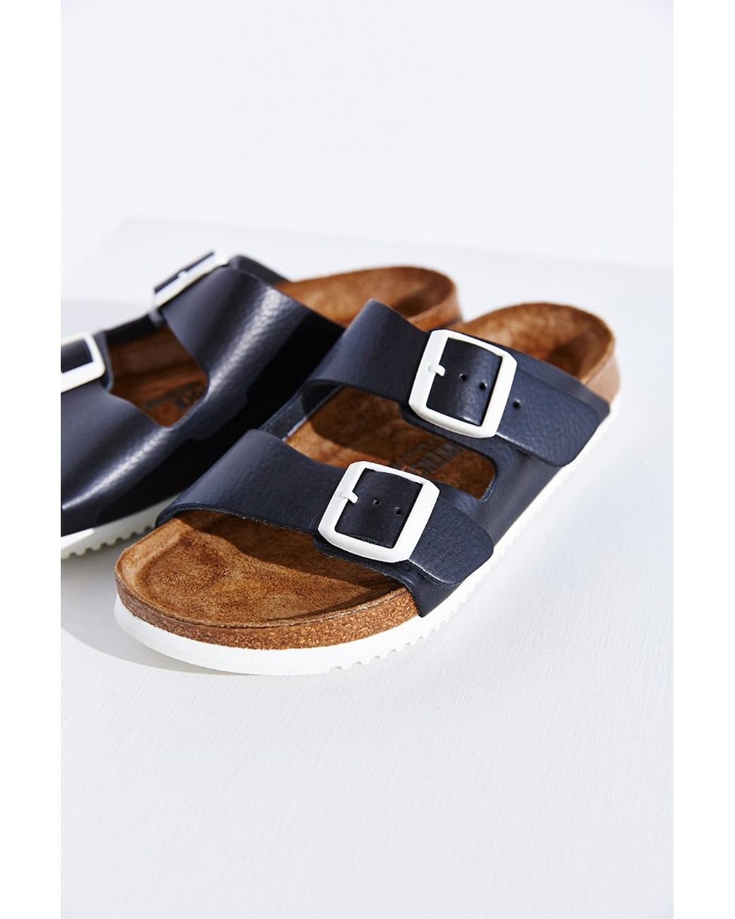 Birkenstock Arizona Super Grip Soft Footbed Sandal in Black Lyst