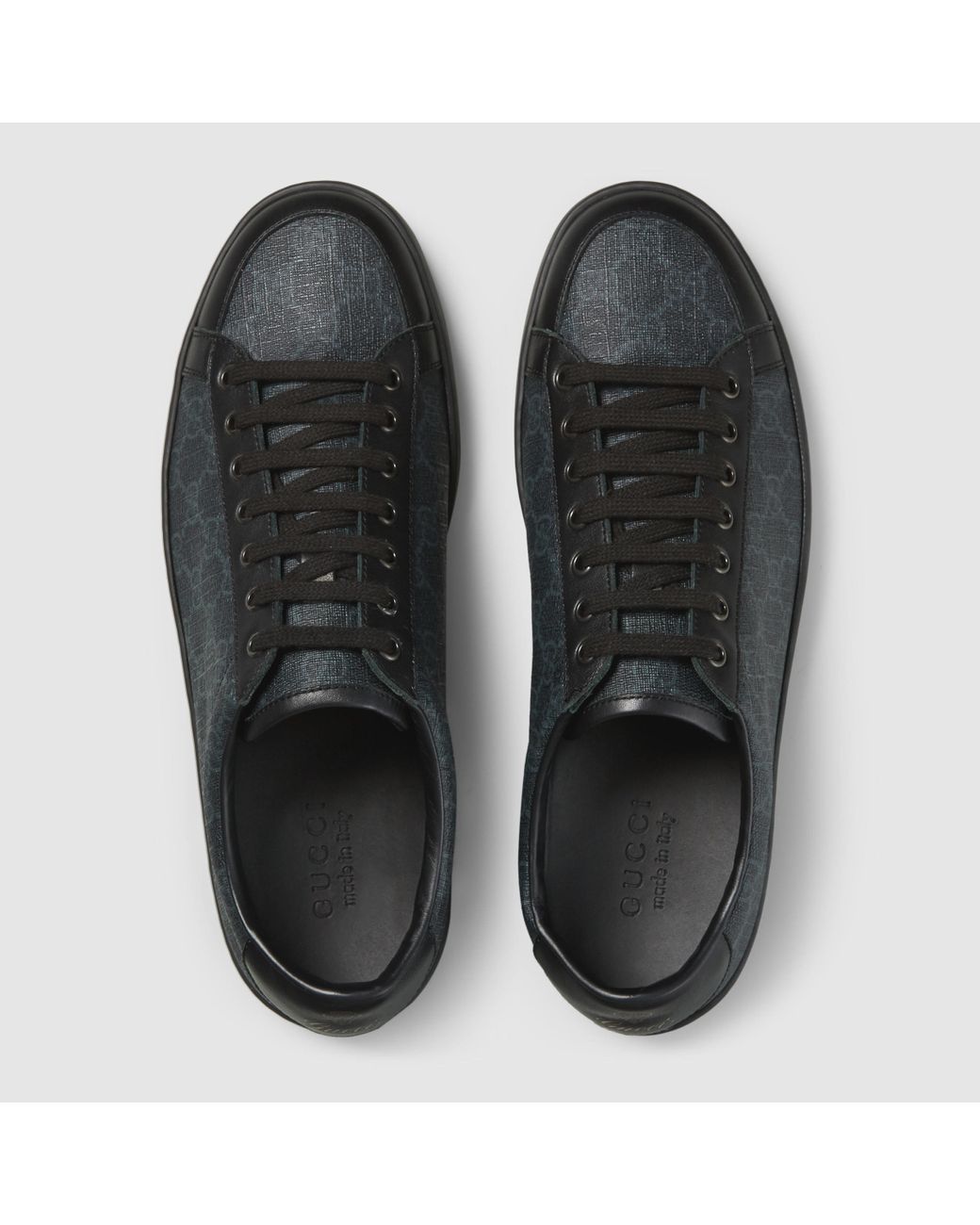 Gucci Gg Supreme Sneaker in Black for Men | Lyst