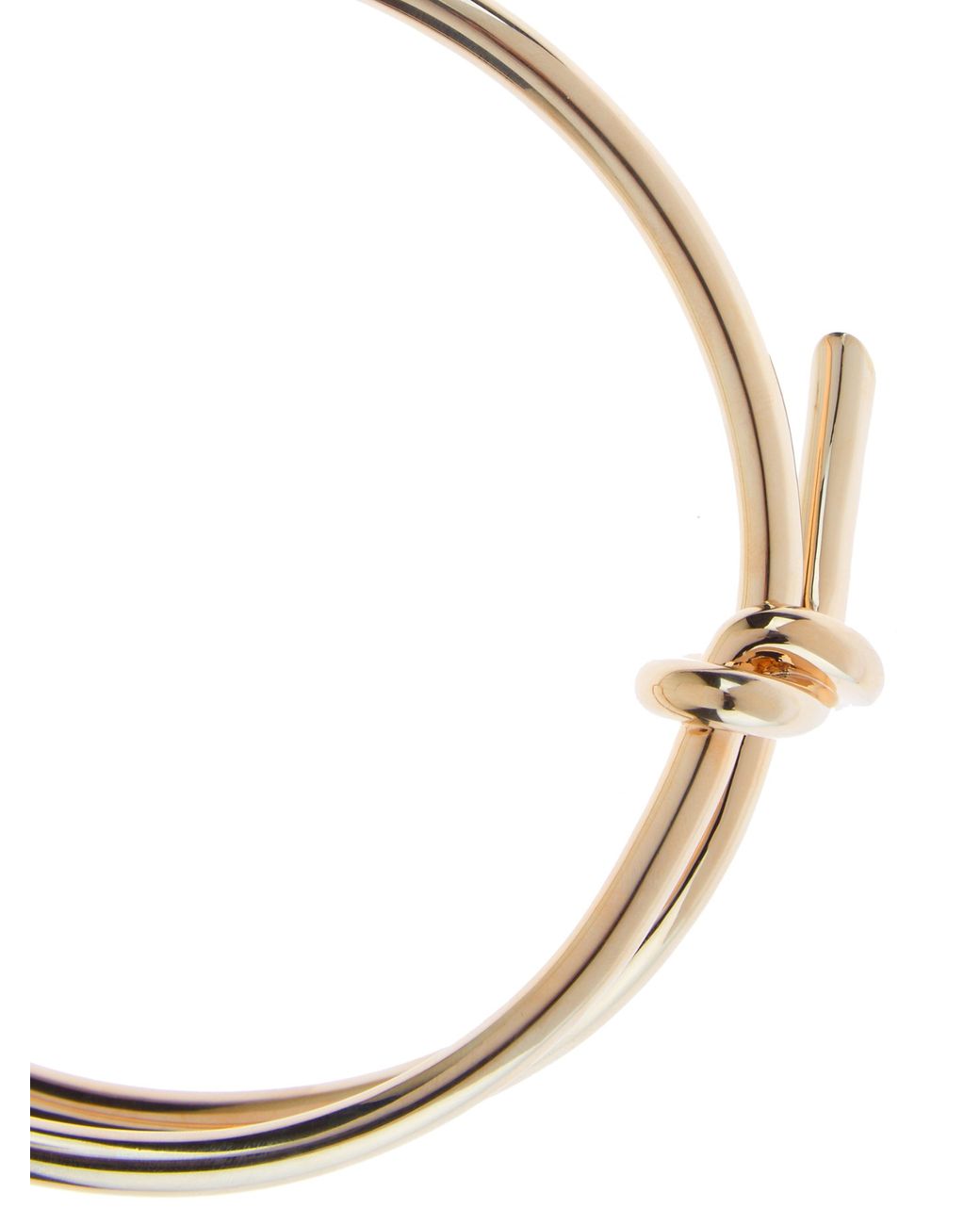 Balenciaga Asymmetric Knot Necklace in Gold (Metallic) | Lyst