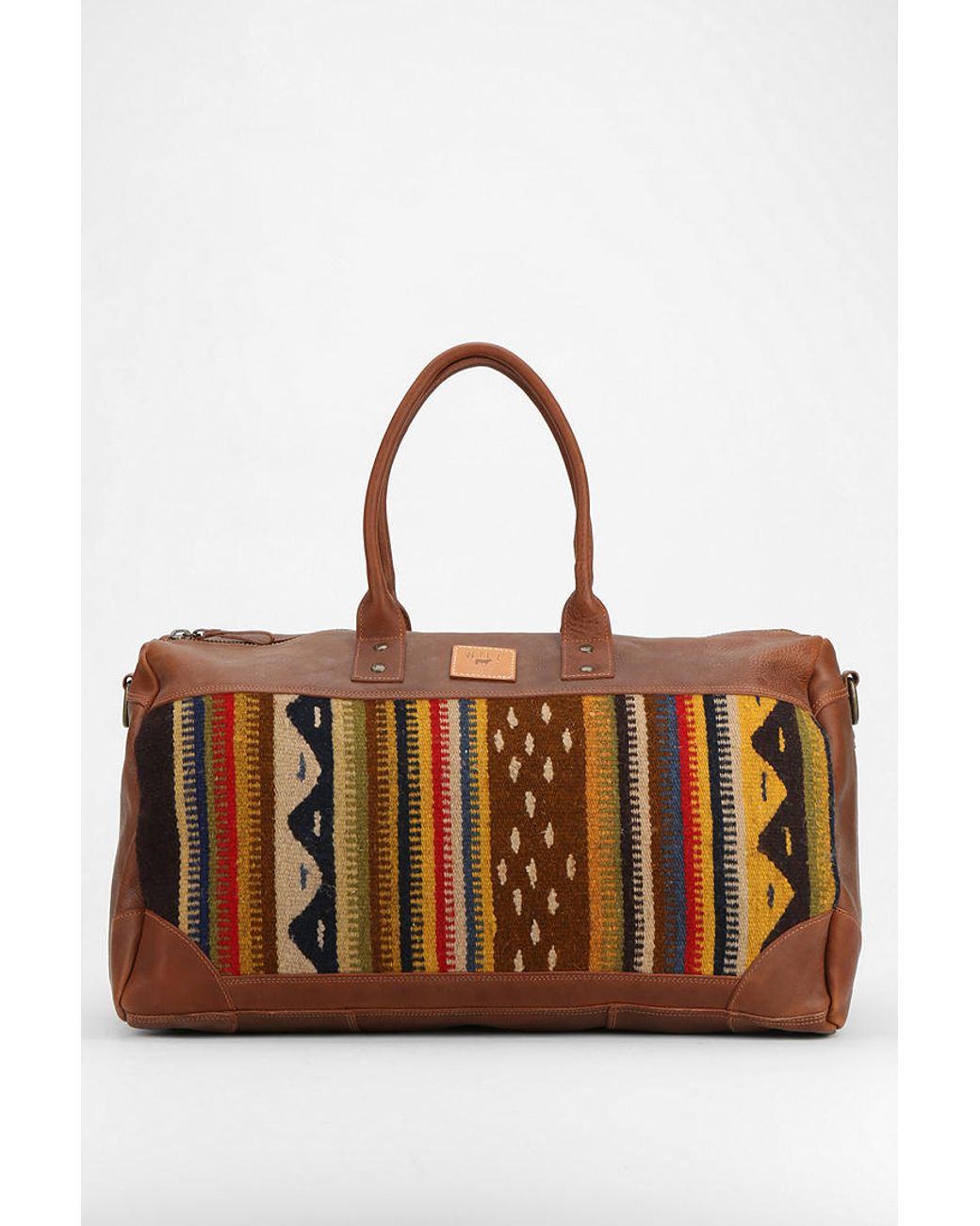Will Leather Goods Oaxacan Duffel Bag in Brown Lyst