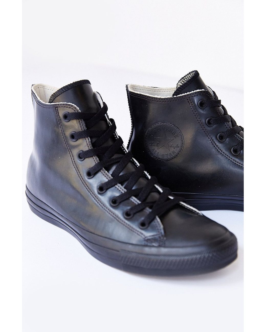 Appal widower throw Converse Cotton Chuck Taylor All Star Rubber High-top Sneakerboot in Black  for Men | Lyst