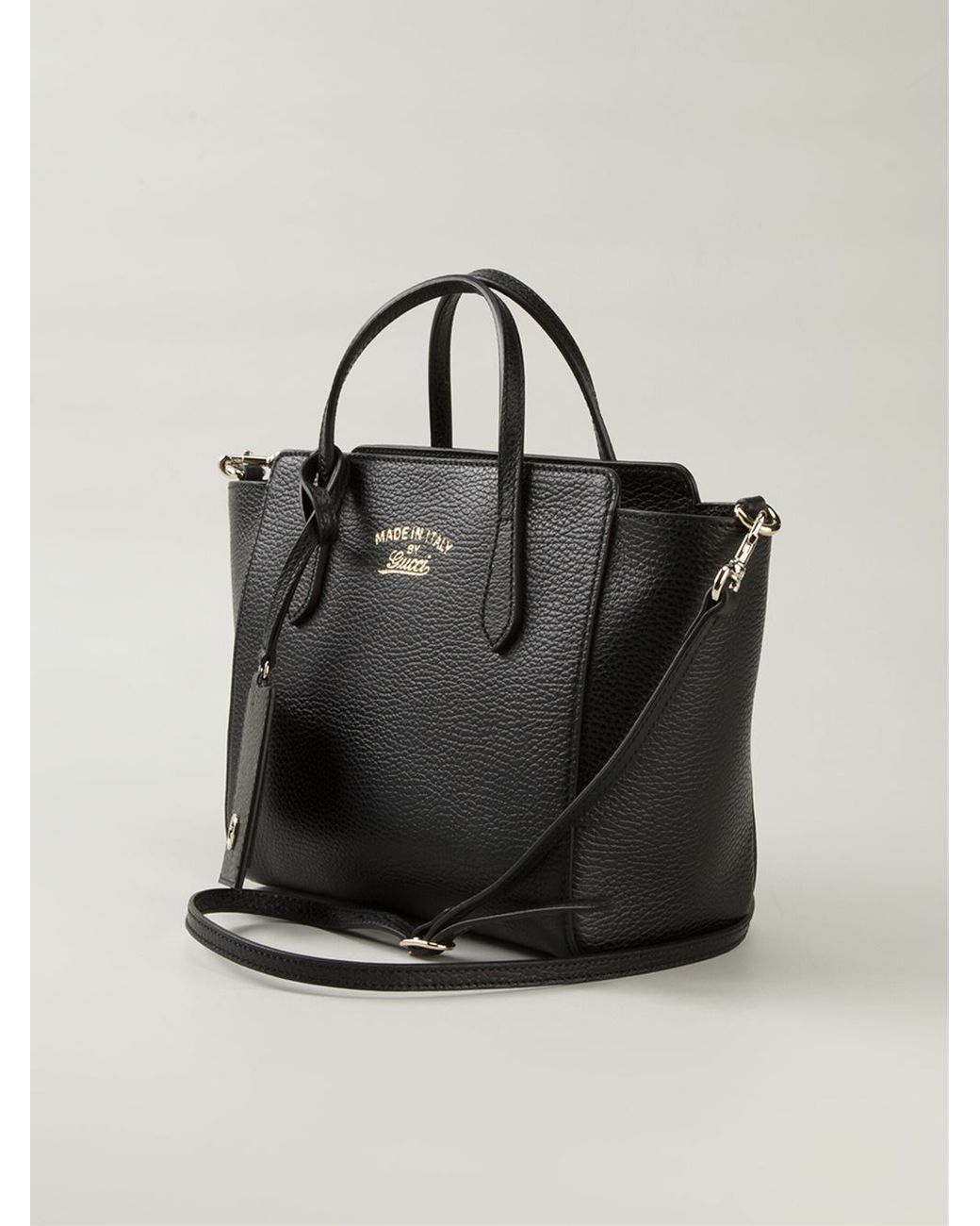 Gucci Mini 'swing' Tote in Black | Lyst