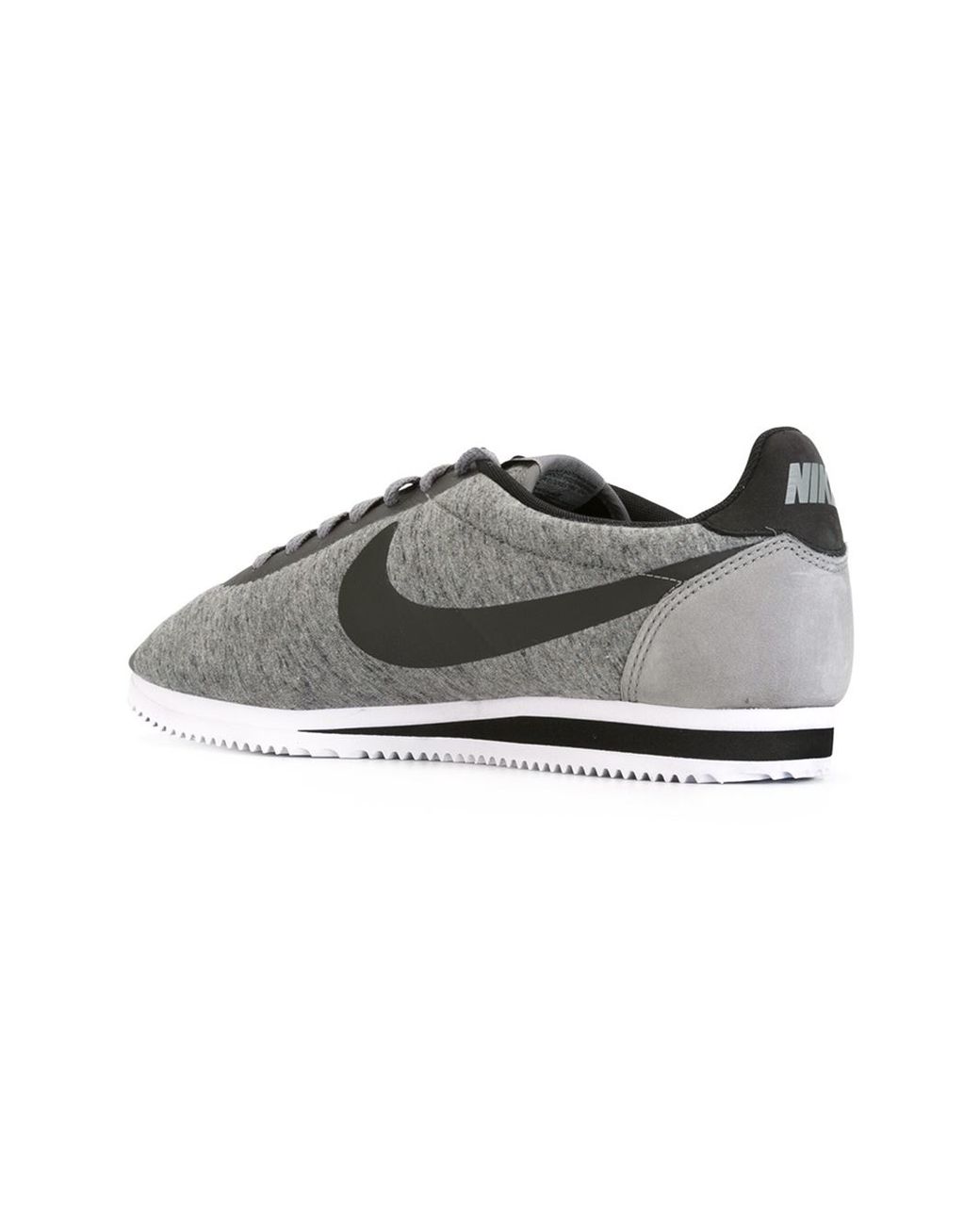 Nike 'cortez Fleece' Sneakers in Grey (Gray) for Men | Lyst