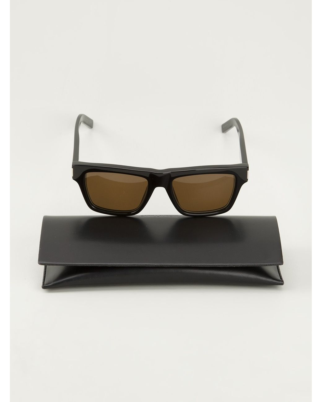 Saint Laurent Eyewear gold-tone Edge Cat Eye Sunglasses - Farfetch