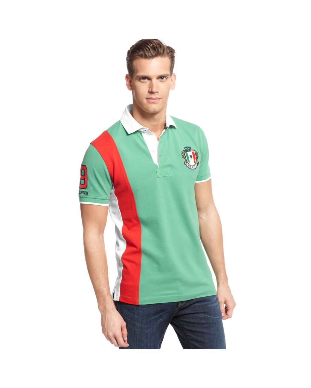 is genoeg hotel Alstublieft Tommy Hilfiger Mexico World Cup Polo European Collection in Green for Men |  Lyst