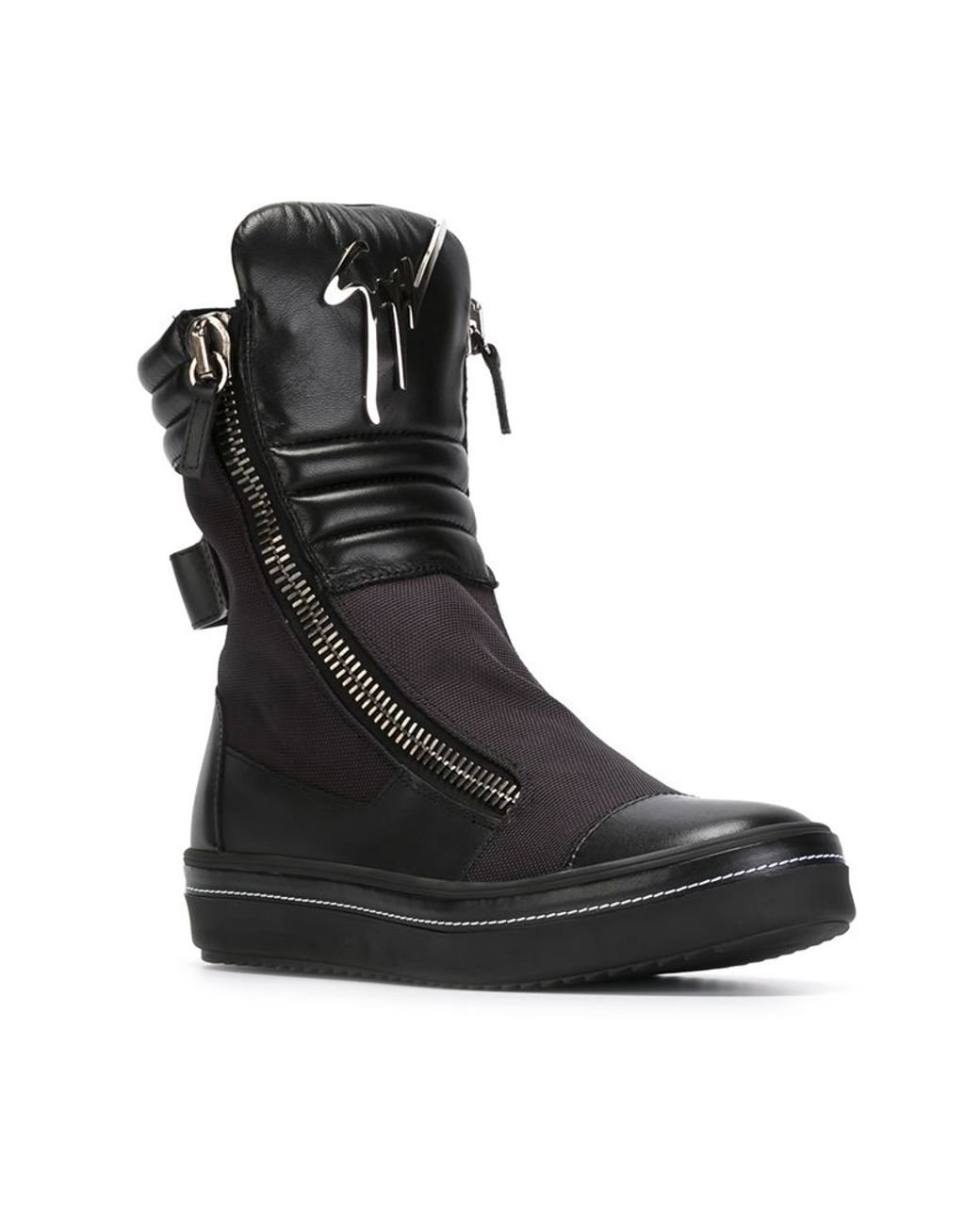 Giuseppe zanotti clearance zipper boots