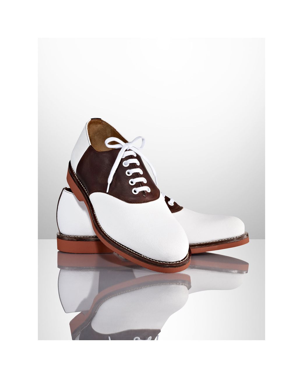 Ralph Lauren Henley Ii Saddle Shoe in White for Men | Lyst display picture 3