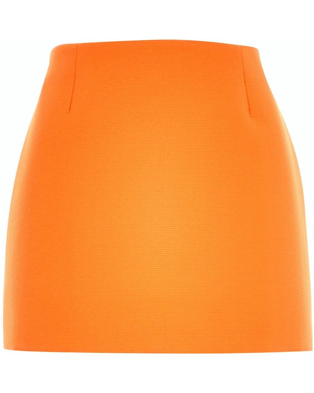 River Island Orange Textured Mini Skirt | Lyst