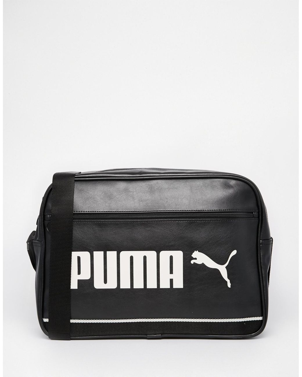 PUMA Messenger Bag in Black for Men | Lyst