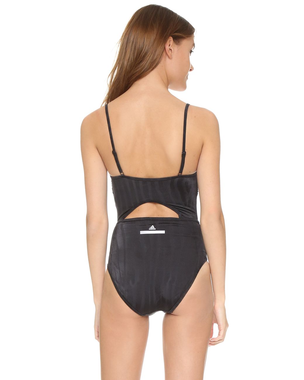 adidas By Stella McCartney One Piece Swimsuit in Black | Lyst