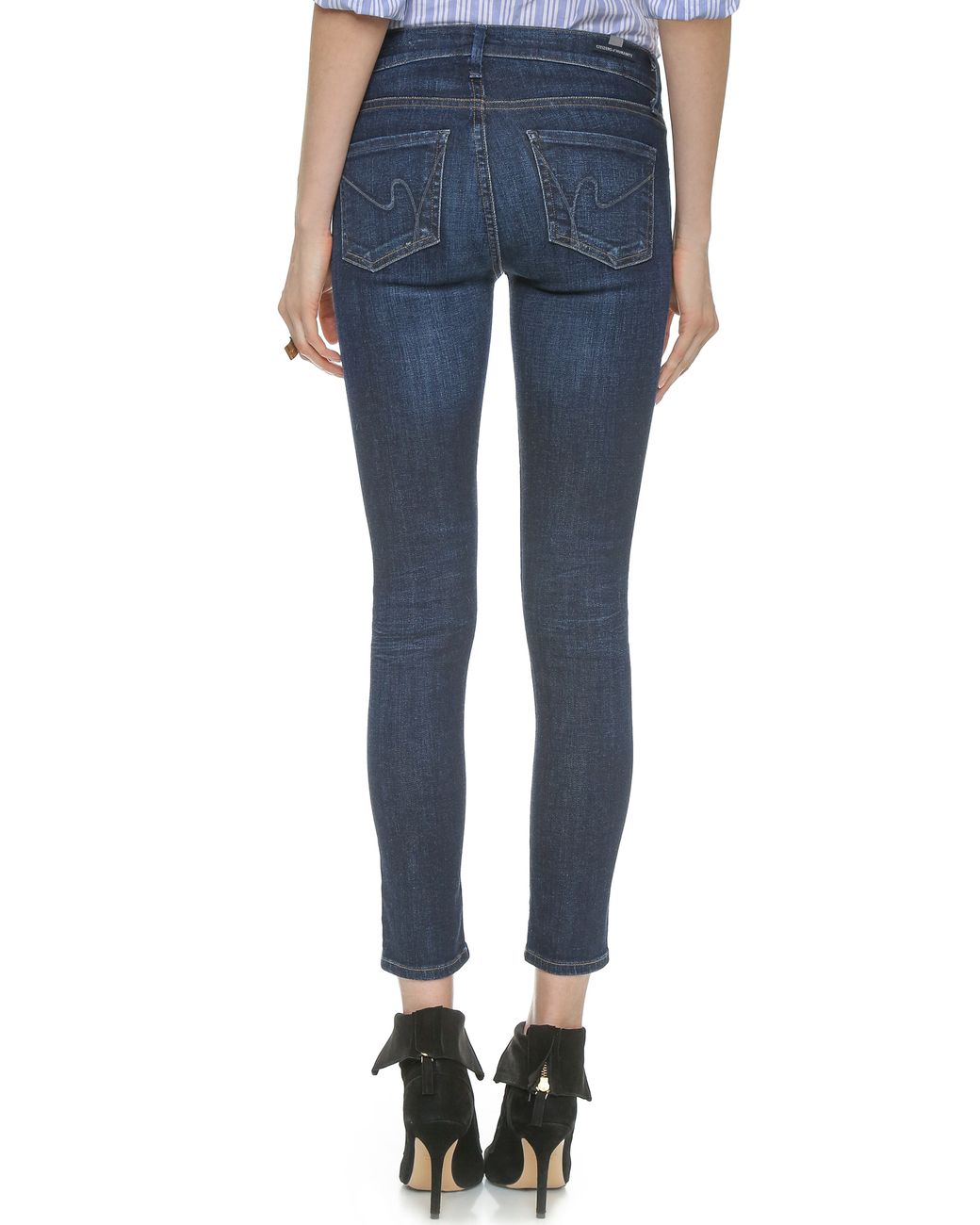 Citizens of Humanity Avedon Ankle Skinny Jeans - Icon in Blue | Lyst