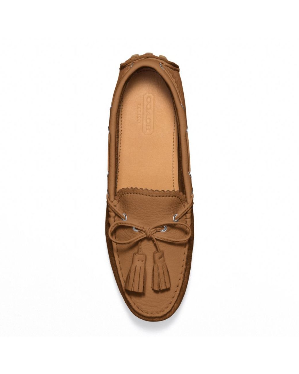 Coach hotsell moccasin flats