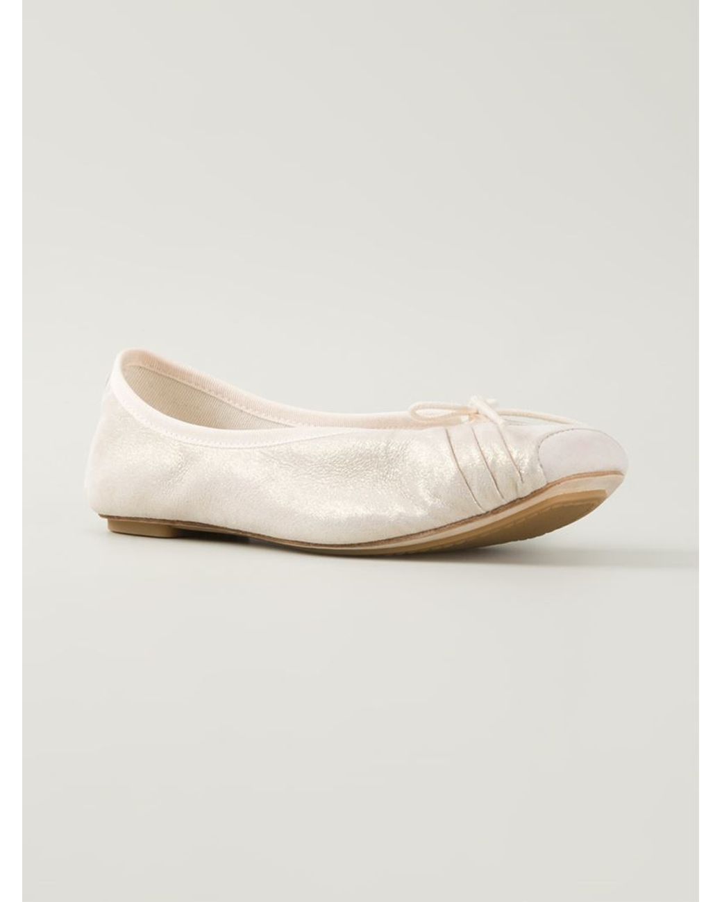 Repetto Bolchoi Ballet Flats in Natural | Lyst