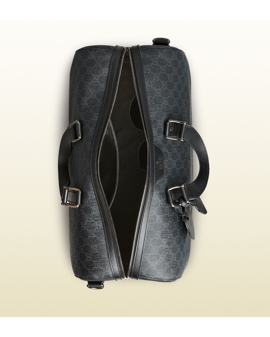 Gucci Gg Supreme Canvas Carryon Duffle Bag in Black for Men Lyst