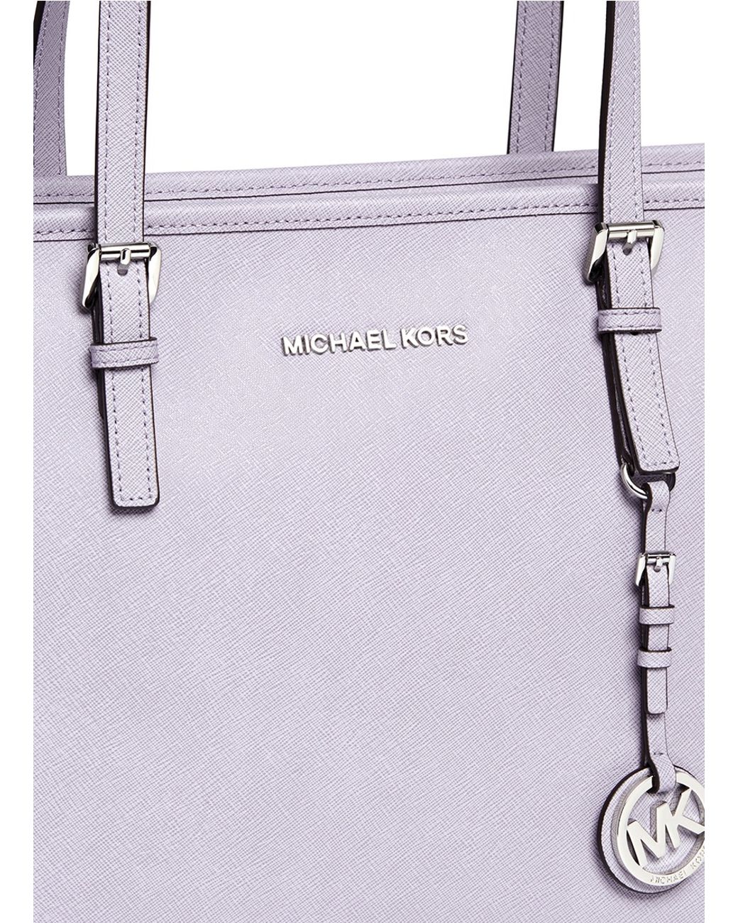 Michael Kors jet Set Travel Saffiano Leather Top Zip Tote in