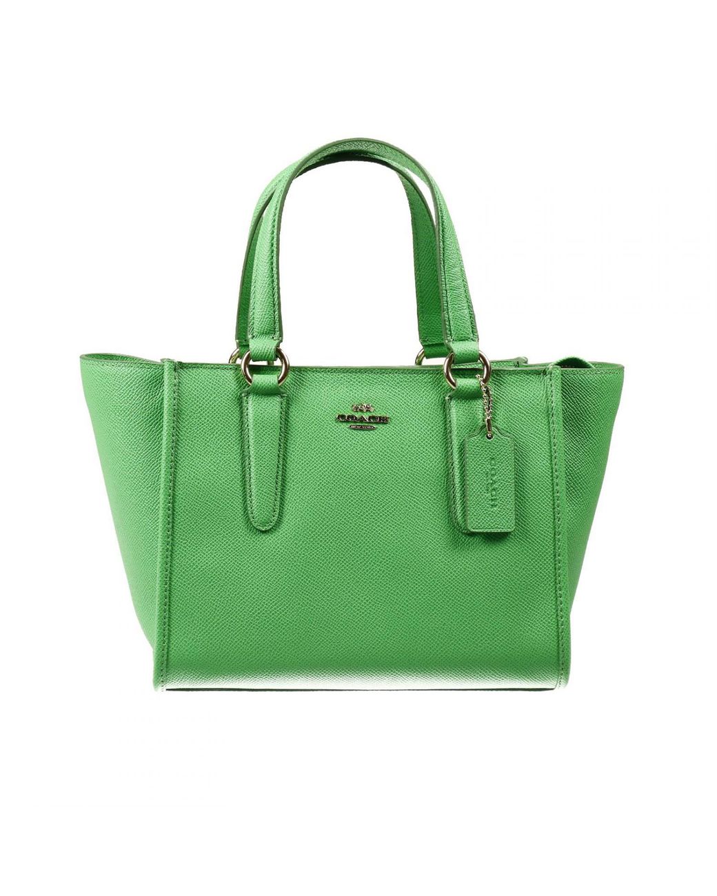 COACH Handbag Bag Mini Crossbe Carryall Shopping Leather in Green Lyst