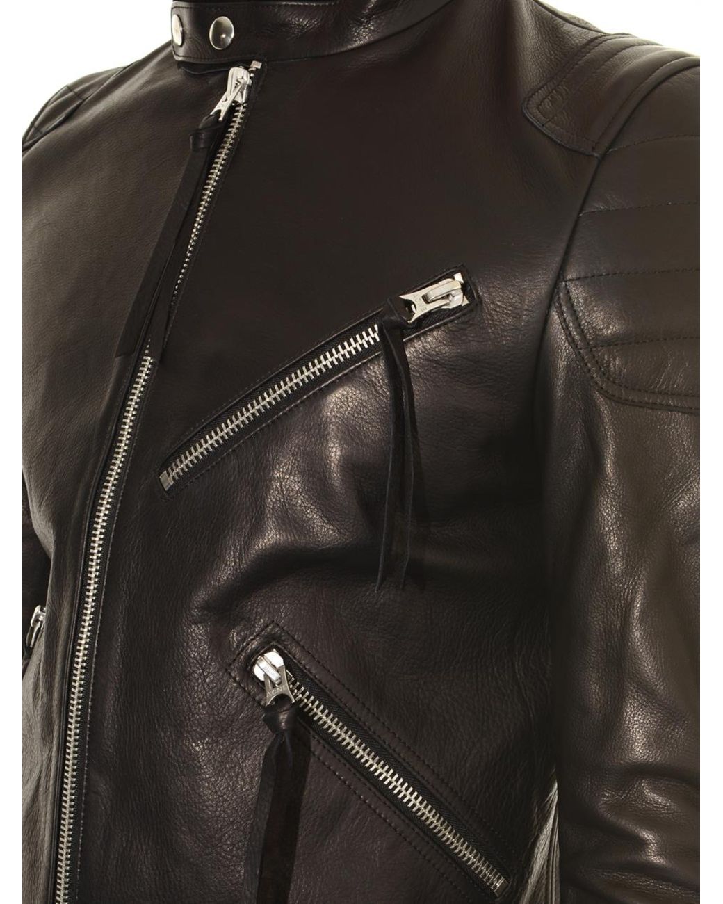 Acne Studios Oliver Leather Jacket in Black for |