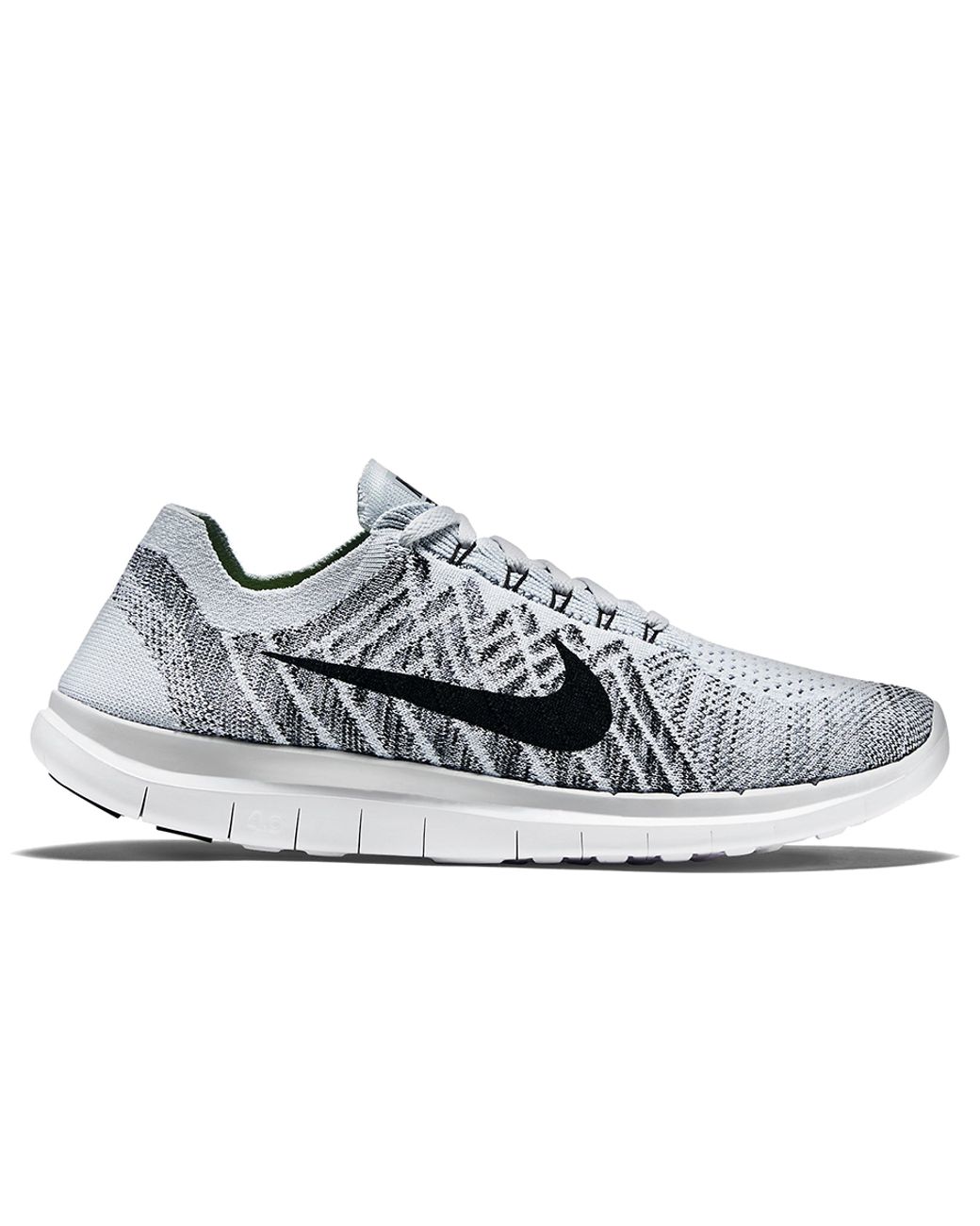 Nike Free 4.0 Flyknit Pure Platinum in Black (Gray) for Men | Lyst