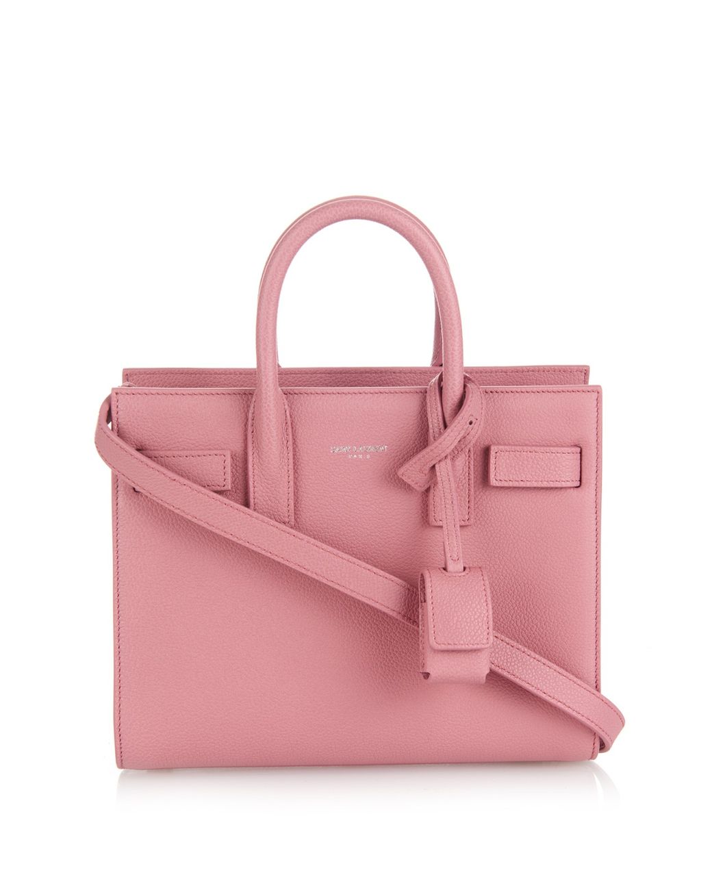 Sac de jour leather tote Saint Laurent Pink in Leather - 35815239