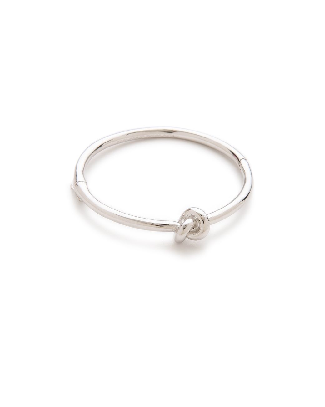 kate spade new york Sailor Knot Hinge Bangle Silver