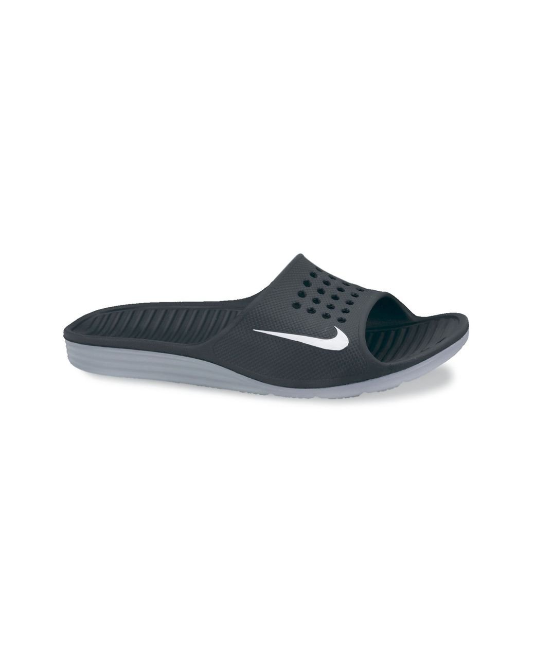 Nike Solarsoft Slides in Black for |