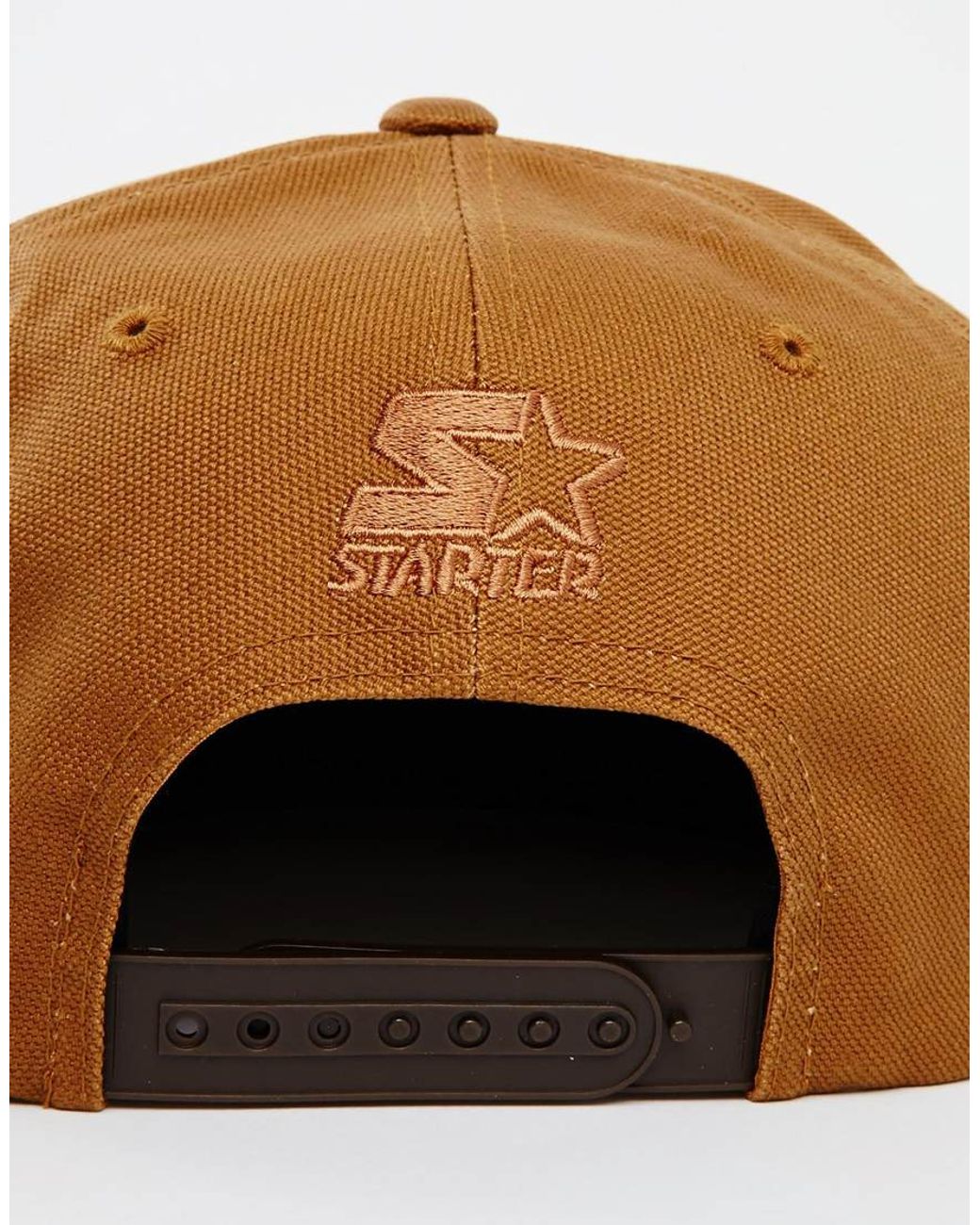 Carhartt X Starter Logo Snapback Cap in Natural for Men | Lyst