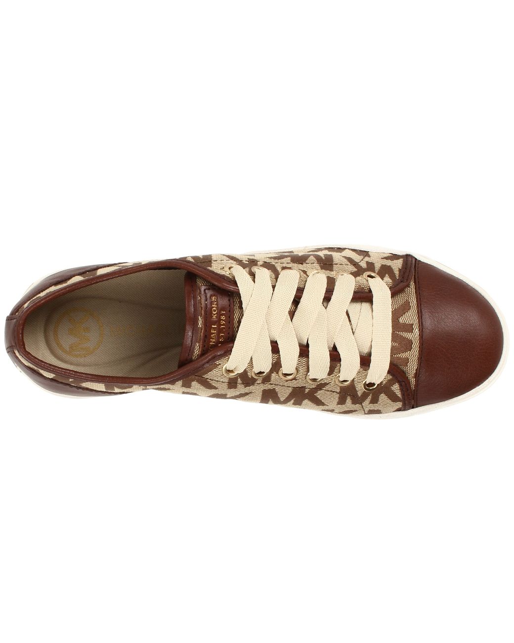 MICHAEL Michael Kors Mk City Sneaker in Brown Lyst