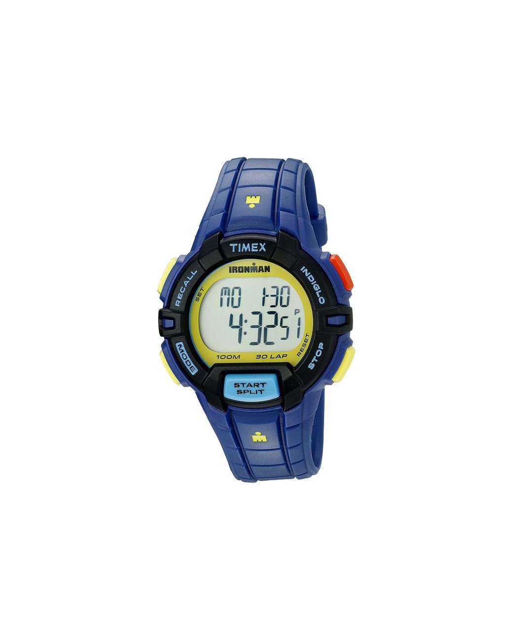 Timex Ironman Rugged 30 Color Block Full size in Blue for Men