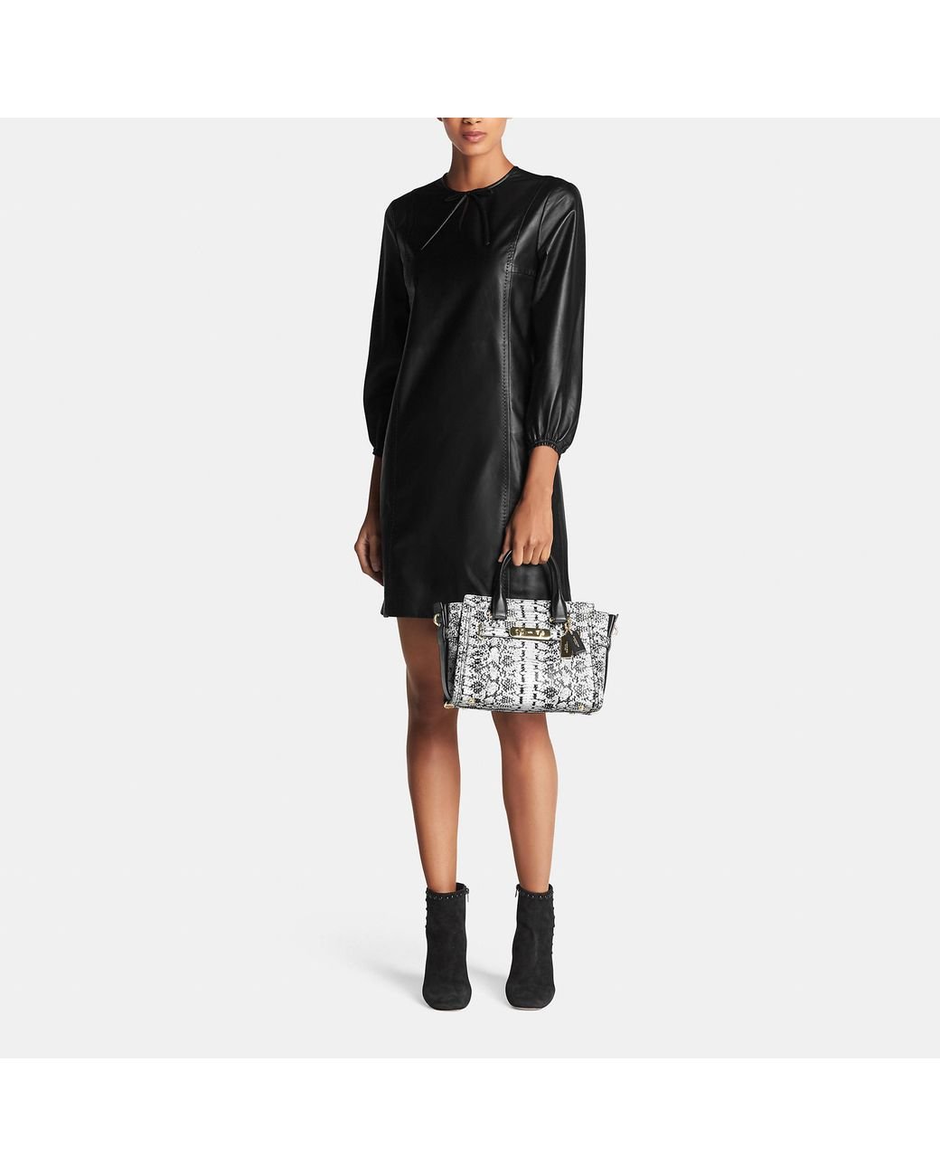 Coach swagger snakeskin best sale