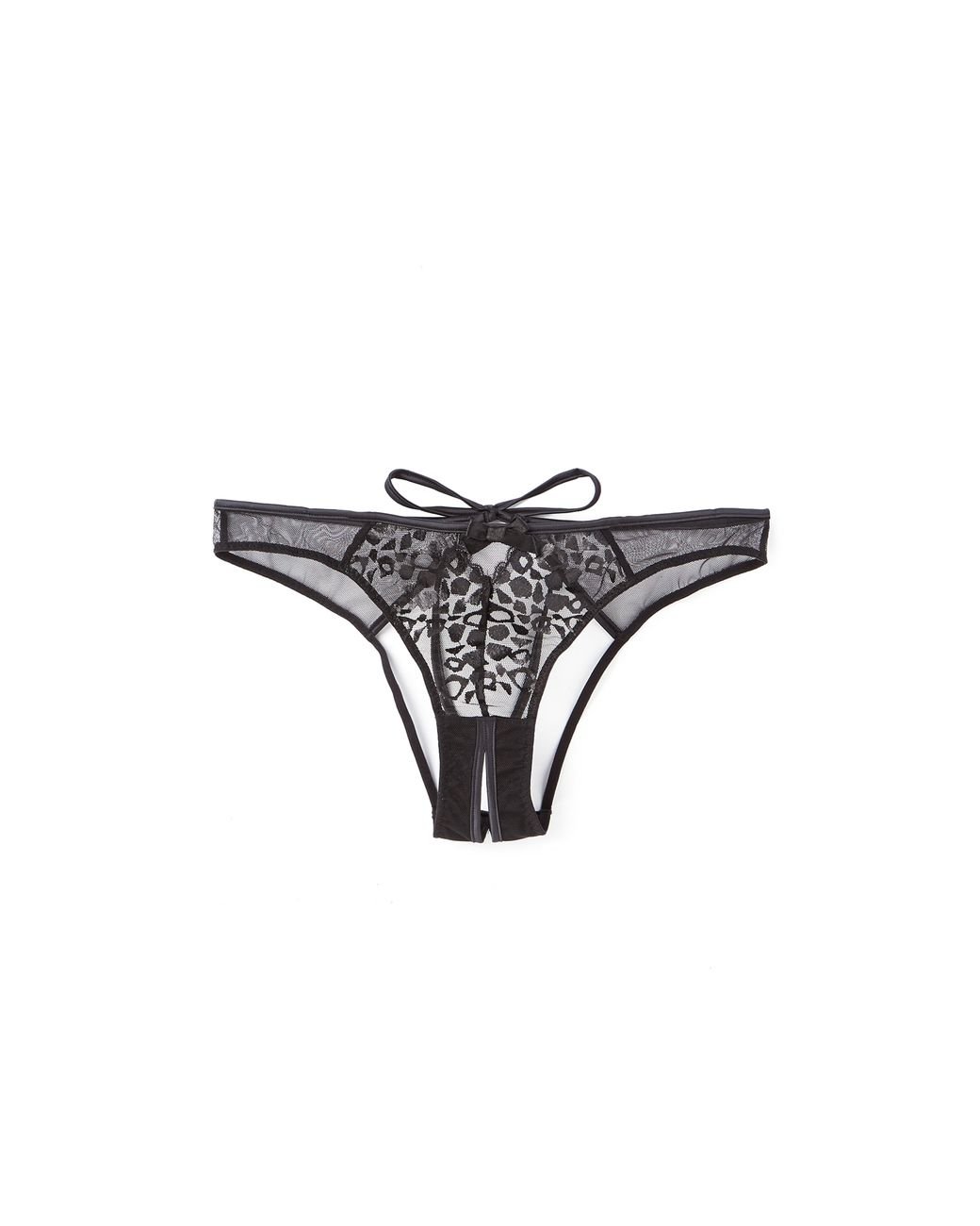 L'Agent by Agent Provocateur Odessa Ouvert Panties - Black | Lyst
