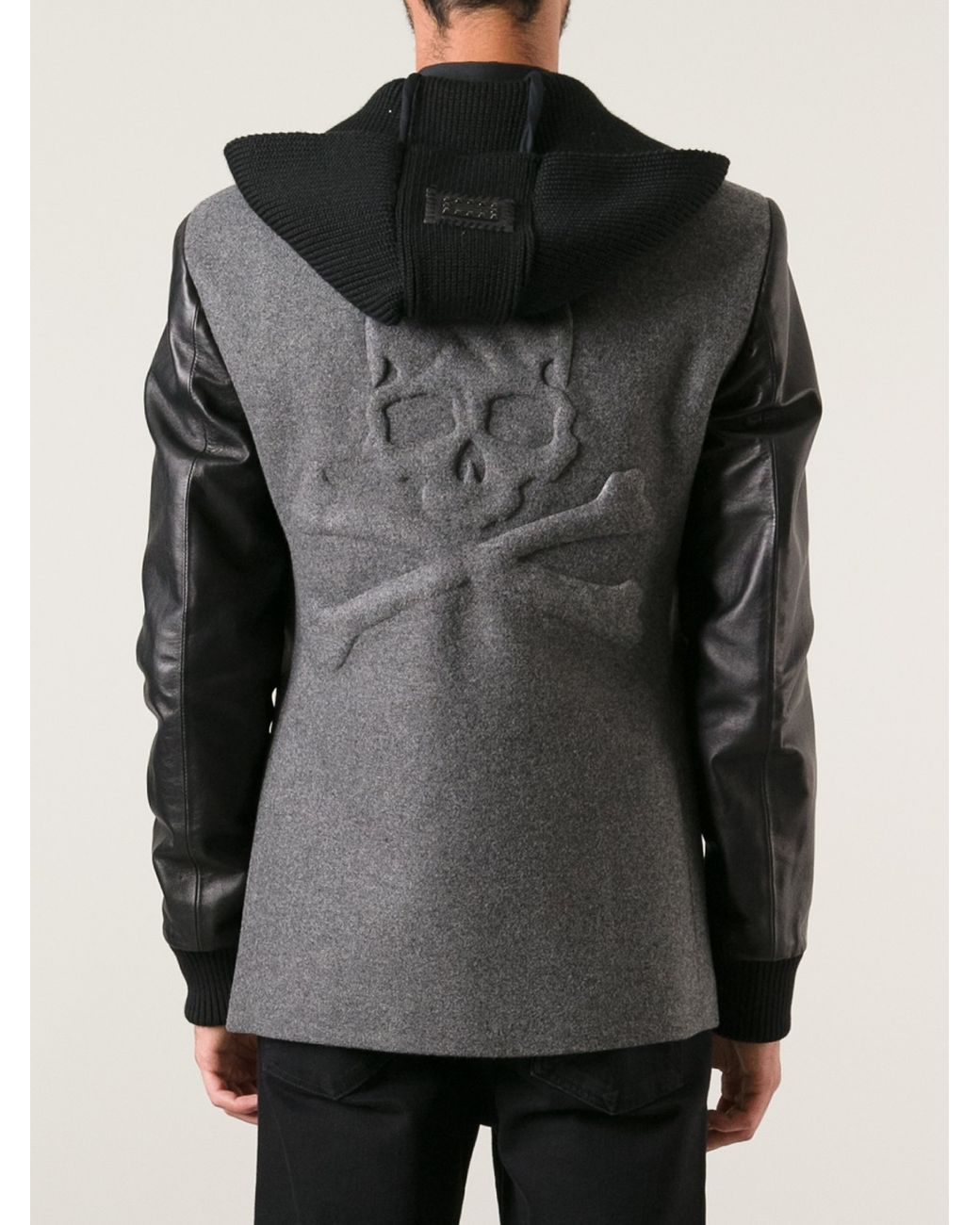Philipp plein, Hooded fur zip jacket - Unique Designer Pieces